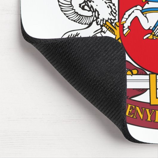 Litauen-Wappen Mousepad (Ecke)