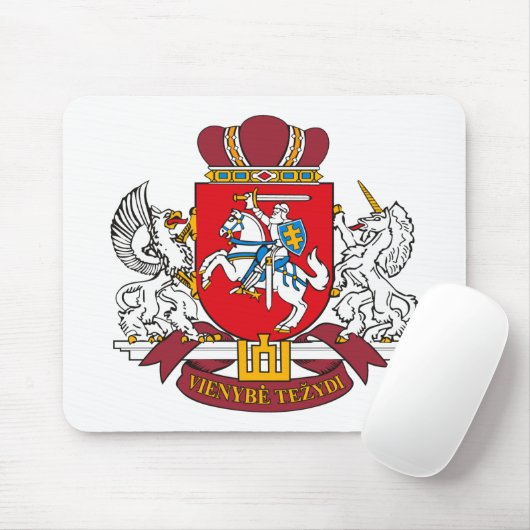 Litauen-Wappen Mousepad (Mit Mouse)