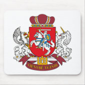 Litauen-Wappen Mousepad (Vorne)