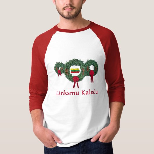 Litauen-Weihnachten 2 T-Shirt (Vorderseite)