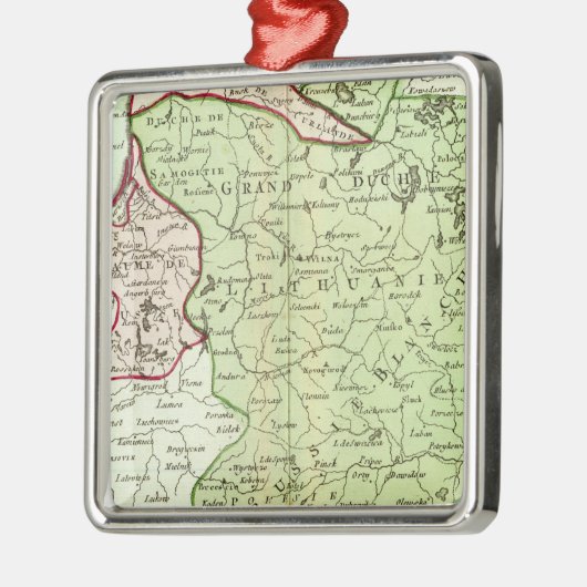 Litauen, Weißrussland Silbernes Ornament (Links)