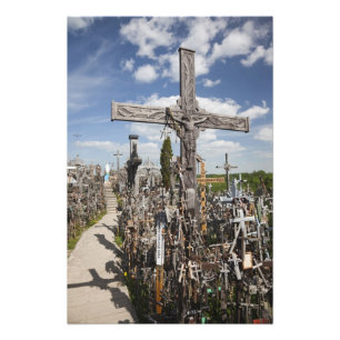 Litauen, Zentrallitauen, Siauliai, Hill 5 Fotodruck