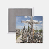 Litauen, Zentrallitauen, Siauliai, Hill 5 Magnet (Vorderseite/Rückseite)