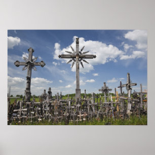 Litauen, Zentrallitauen, Siauliai, Hill 7 Poster