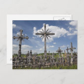 Litauen, Zentrallitauen, Siauliai, Hill 7 Postkarte (Vorne/Hinten)