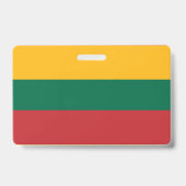 Litauenflagge Ausweis (Rückseite)