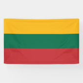 Litauenflagge Banner (Horizontal)