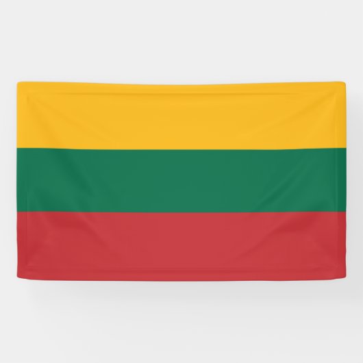 Litauenflagge Banner (Horizontal)