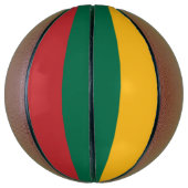 Litauenflagge Basketball (Vertikal)