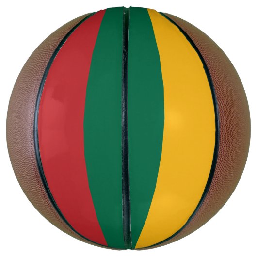 Litauenflagge Basketball (Vertikal)