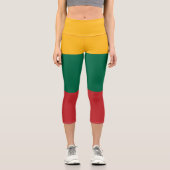 Litauenflagge Capri Leggings (Vorderseite)