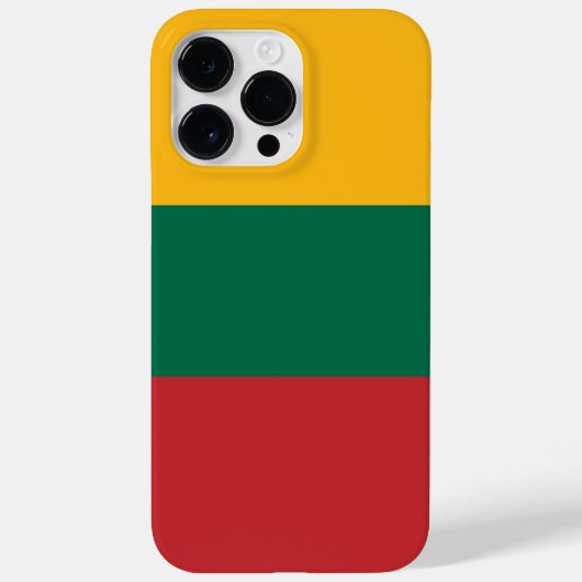 Litauenflagge Case-Mate iPhone Hülle (Rückseite)