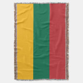 Litauenflagge Decke (Vorderseite Vertikal)