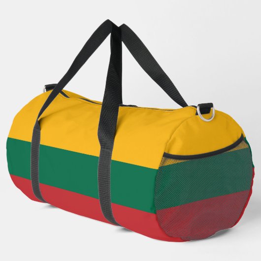 Litauenflagge Duffle Bag (Rechte Ecke)