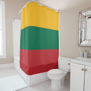 Litauenflagge Duschvorhang