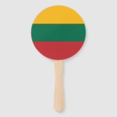 Litauenflagge Fächer (Rückseite)