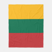 Litauenflagge Fleecedecke (Vorderseite)