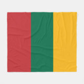 Litauenflagge Fleecedecke (Vorderseite (Horizontal))