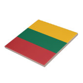 Litauenflagge Fliese (Seite)