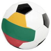 Litauenflagge Fußball (Dreiviertel)