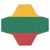 Litauenflagge Fußball (Flach)