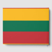 Litauenflagge Gästebuch (Rückseite)