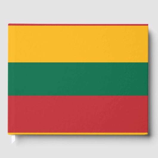 Litauenflagge Gästebuch (Vorderseite)