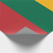 Litauenflagge Geschenkpapier (Ecke)