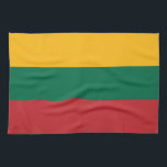 Litauenflagge Geschirrtuch<br><div class="desc">Ein ideales Geschenk für alle,  die Patrioten ihres Landes sind!</div>