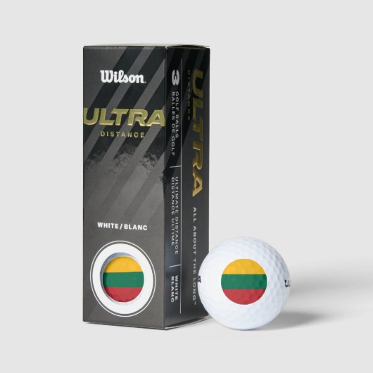 Litauenflagge Golfball (Verpackungen)