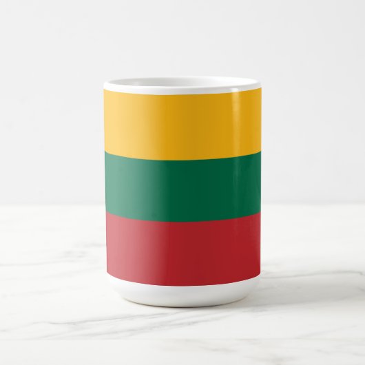 Litauenflagge Kaffeetasse (Mittel)