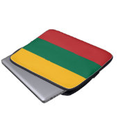 Litauenflagge Laptopschutzhülle (Vorne Knopf)