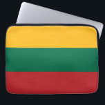 Litauenflagge Laptopschutzhülle<br><div class="desc">Ein ideales Geschenk für alle,  die Patrioten ihres Landes sind!</div>