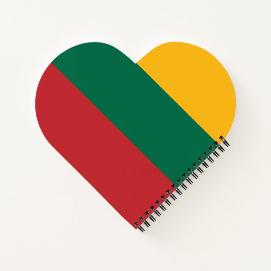 Litauenflagge Notizblock (Rückseite)