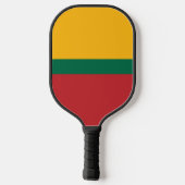 Litauenflagge Pickleball Schläger (Rückseite)
