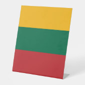 Litauenflagge Sockelschild (Vorderseite)