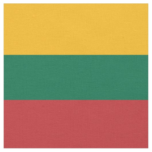 Litauenflagge Stoff (Nahaufnahme)