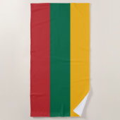 Litauenflagge Strandtuch (Vorderseite)