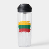 Litauenflagge Trinkflasche (Rückseite)