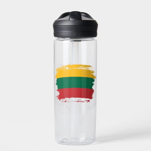 Litauenflagge Trinkflasche (Vorderseite)
