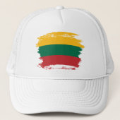 Litauenflagge Truckerkappe (Vorderseite)