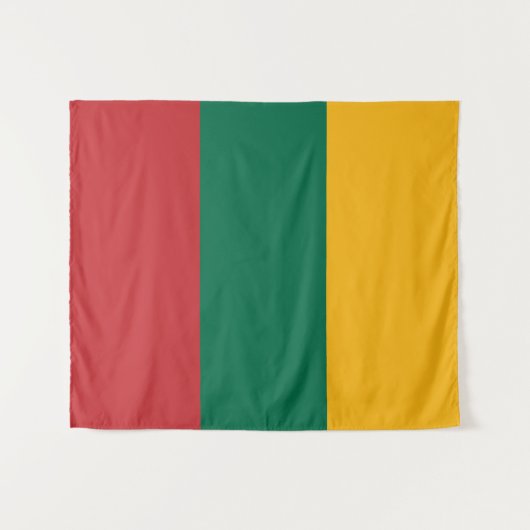 Litauenflagge Wandteppich (Vorderseite (Horizontal))