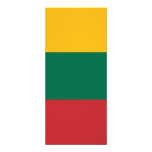 Litauenflagge Werbekarte (Hinten)