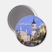 Litauenmagnet Magnet (Vorderseite/Rückseite)