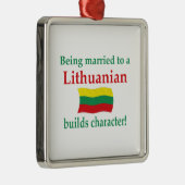 Litauer errichtet Charakter Ornament Aus Metall (Rechts)