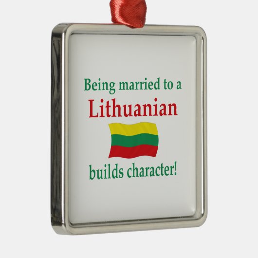 Litauer errichtet Charakter Ornament Aus Metall (Rechts)