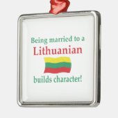 Litauer errichtet Charakter Ornament Aus Metall (Links)