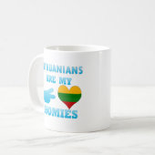 Litauer sind mein Homies Kaffeetasse (Vorderseite Links)