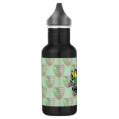 Litauisch-Amerikanische Schild-Flagge Edelstahlflasche (Links)