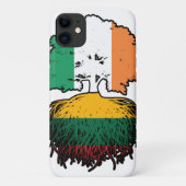 Litauisch Irish Ireland Tree Roots Flag Case-Mate iPhone Hülle (Rückseite)